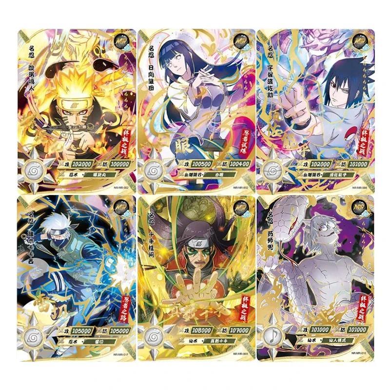 KAYOU Genuine Naruto Card MR 01-37 Series Uzumaki Naruto Hyuga Hinata Uiha Sasuke Anime aracter Coll