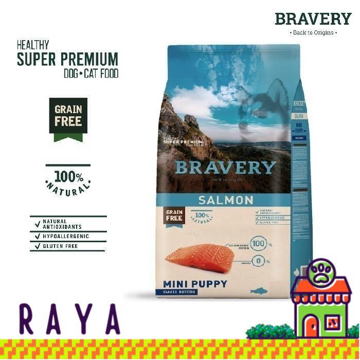 Bravery Dog Food Mini Puppy Salmon - Dog Food