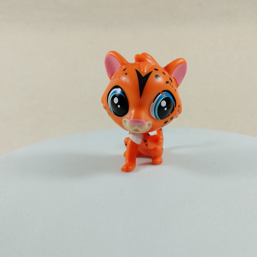 LPS Cheetah Littlest pet shop Bobble HEAD Anime Animal Doll toys