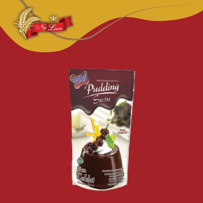 PREMIUM NUTRI JELL Pudding Susu Cokelat / Puding 145 gram .