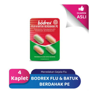 BODREX FLU DAN BATUK BERDAHAK .