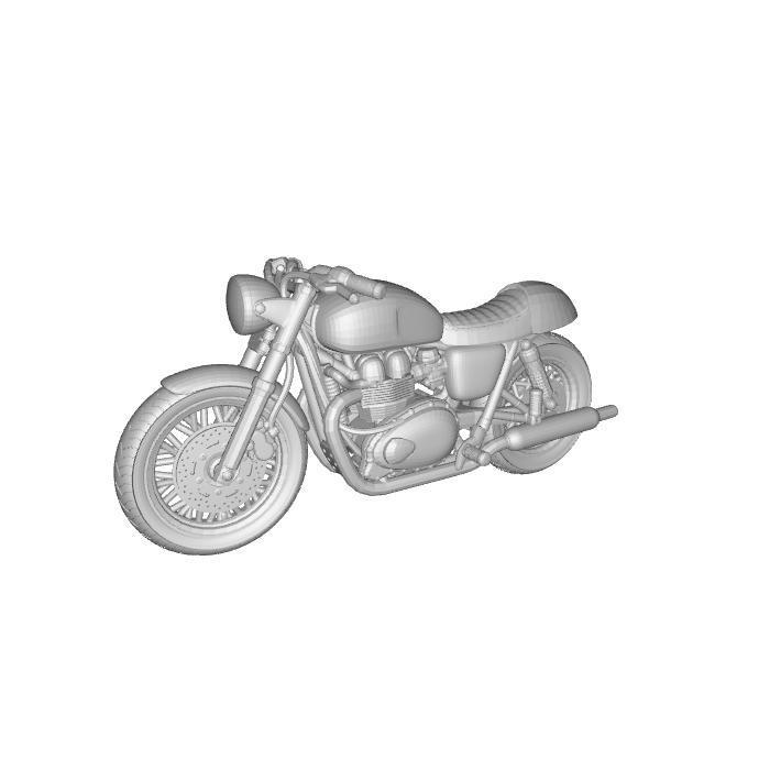 Diorama Diecast Motor Caferacer Skala 64 Figure Miniatur