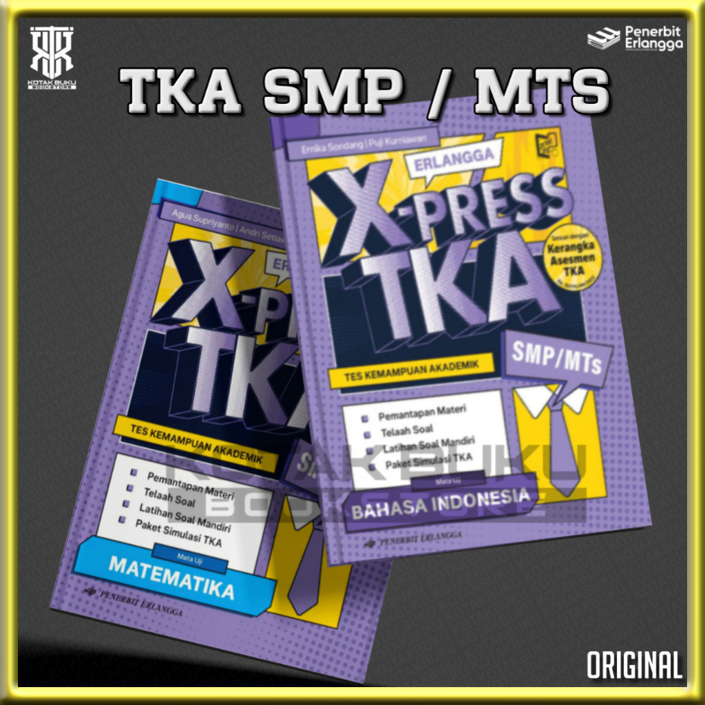 [ Erlangga ] Buku Xpress TKA SMP / MTS 2026 / TKA SMP 2026 / TKA SMP / Kurikulum Merdeka