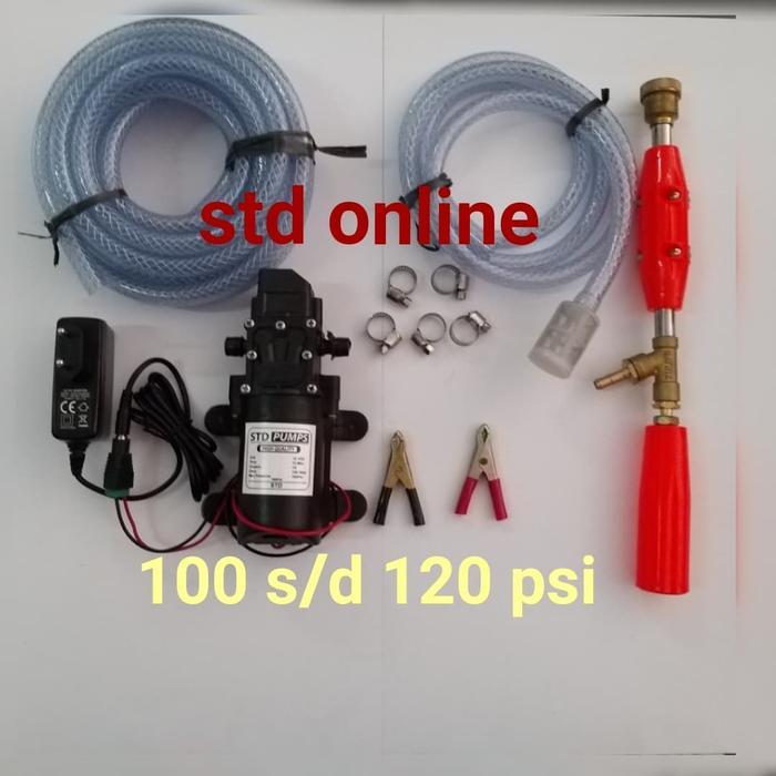 Alat cuci steam 120 psi komplit - AC cuci steam dc steam motor 120psi siap pakai