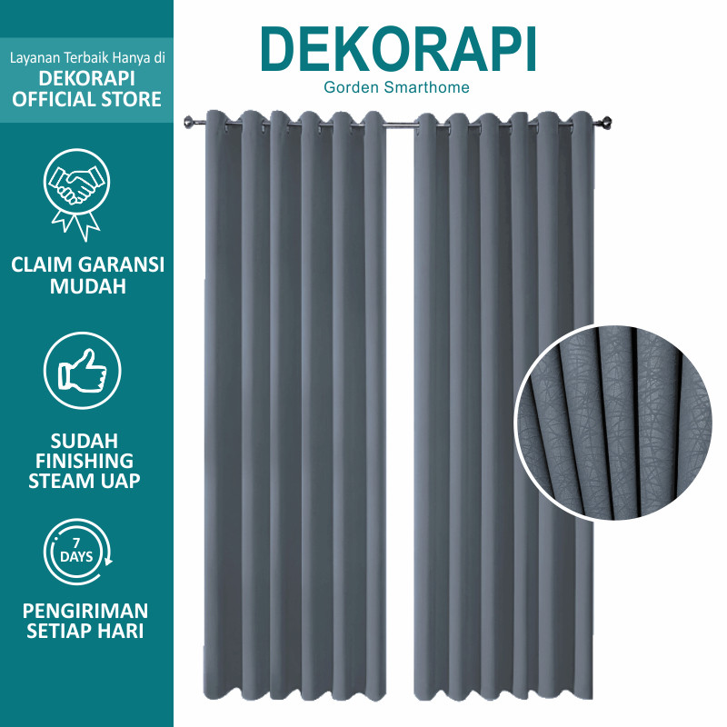 SWS DEKORAPI GORDEN BLACKOUT PREMIUM (tinggi 210,220,230)