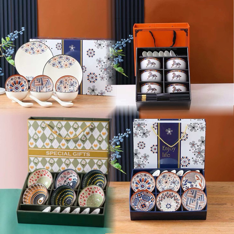 FLASHSALE [GGW] HOUSEWARE BRAND - (NEW ITEM) [FREE SUMPIT] SET PERLENGKAPAN MAKAN, SET BOWL COCOK
