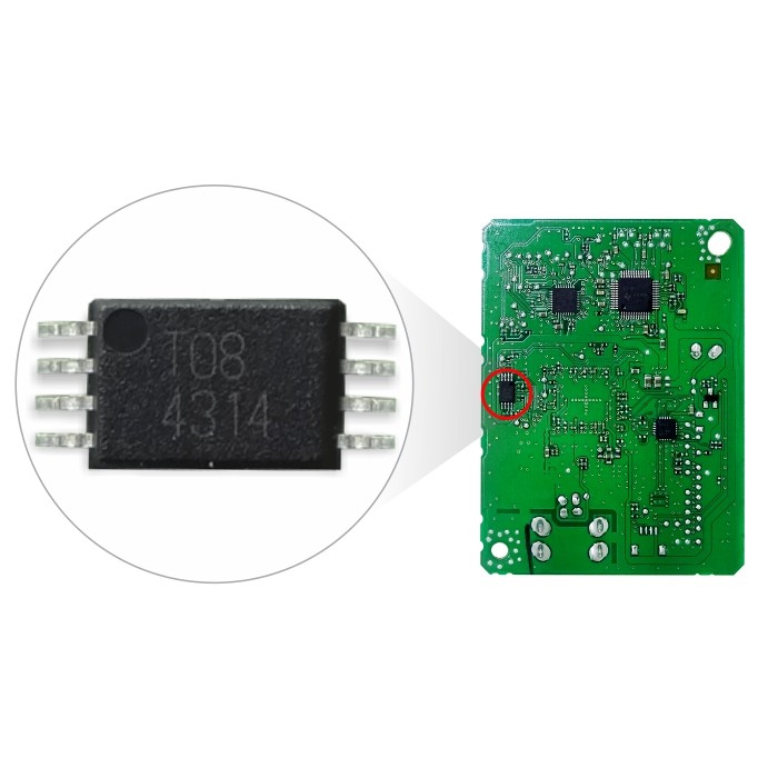 IC Eprom Canon E410 New Model T08, Resetter Printer Canon E410