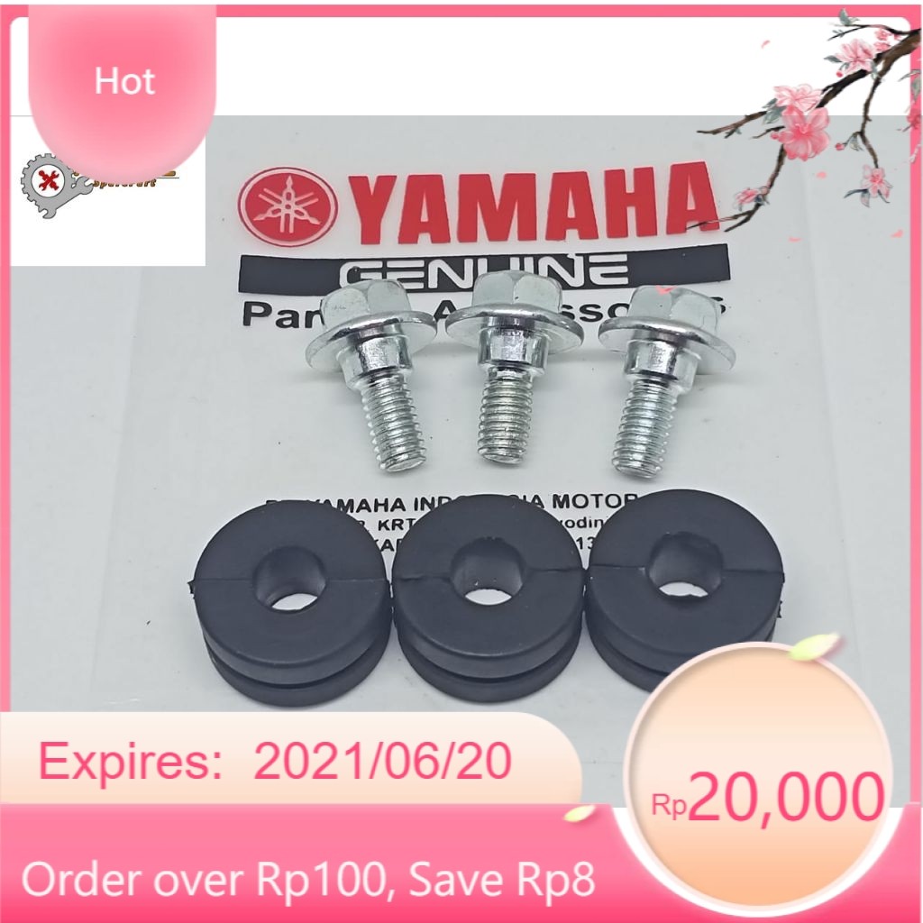 SATU SET BAUT DAN KARET SPAKBOR SLEBOR DEPAN MIO SPORTY MIO SMILE MIO SOUL F1ZR FISR VEGA R OLD VEGA