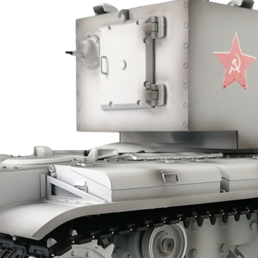 Super Deal Henglong 116 70 Upgraded Soviet KV2 RTR RC Tank Gigant 3949 360° Turret Military Vehicle 