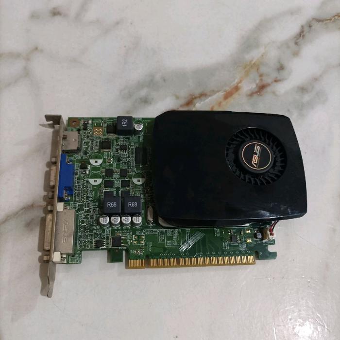 VGA Card PC Merk Asus Nvidia GeForce GT 640 3 GB 192 Bit DDR3 Ada HDMI Tanpa pin power