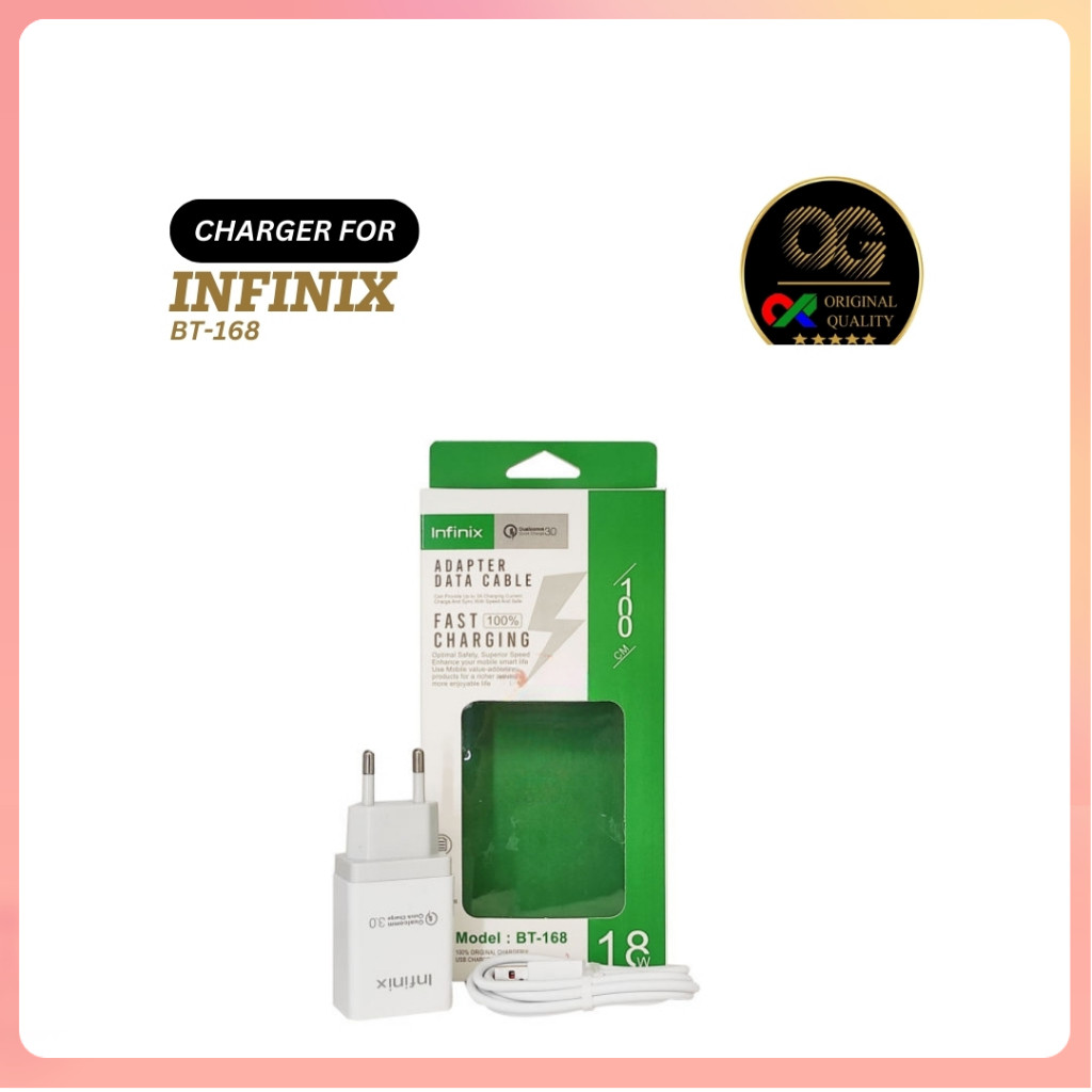 CHARGER MICRO INFINIX BT-168 FAST CHARGING Charger Original