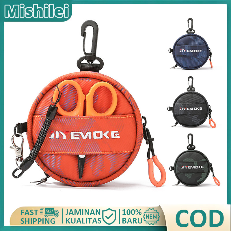 Mishilei Tas Penyimpanan Kabel Depan Serbaguna Tas Peralatan Pancing Tas Pinggang Tahan Air Tas Gant