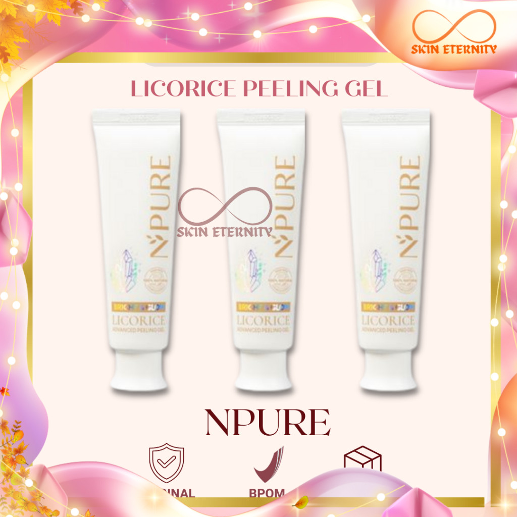 NPURE Licorice Peeling Gel | Peeling gel | peeling gel Npure BPOM - 100% Original