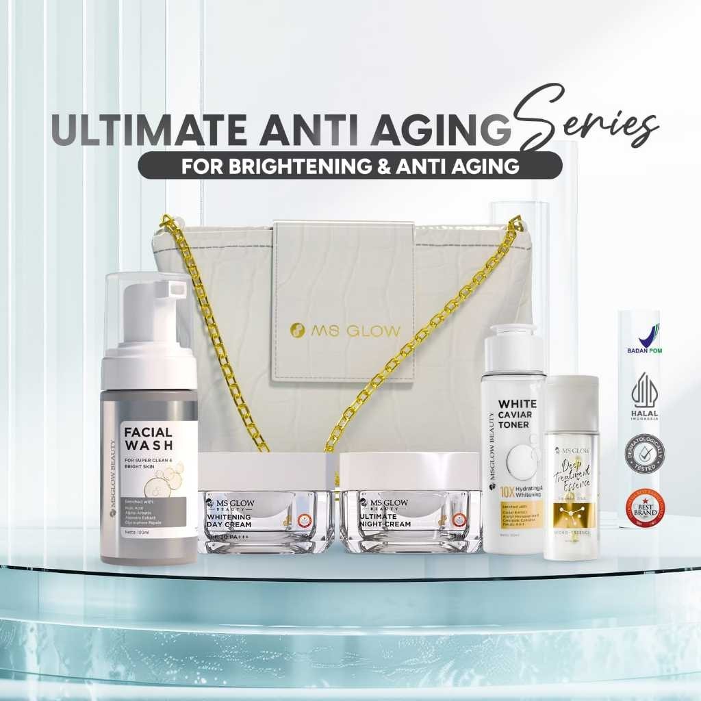 ULTIMATE ANTI AGING SERIES - PAKET BARU MS GLOW