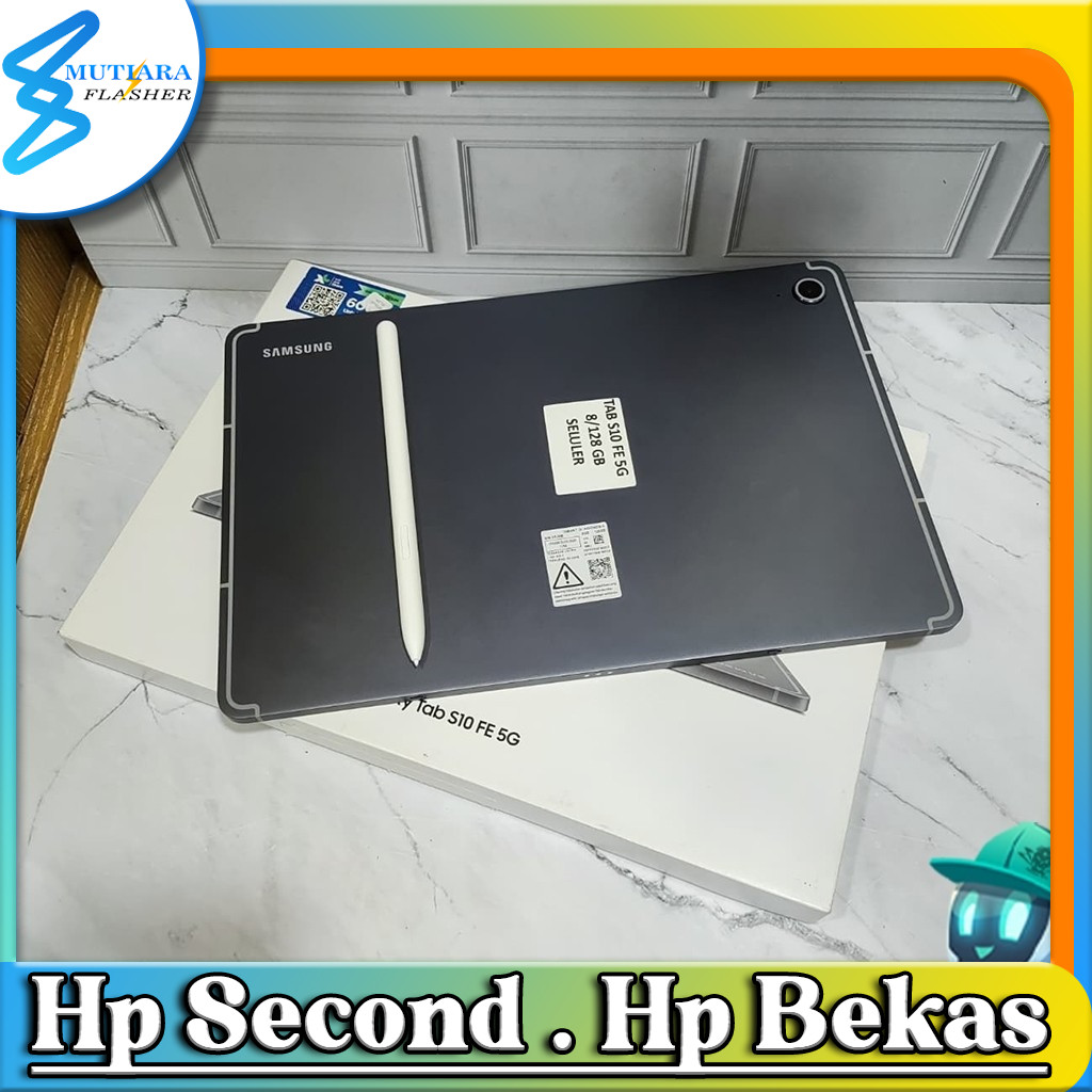 Samsung Tab S10 FE 5G Ram 8 Rom 128GB Second Original Flasher Store
