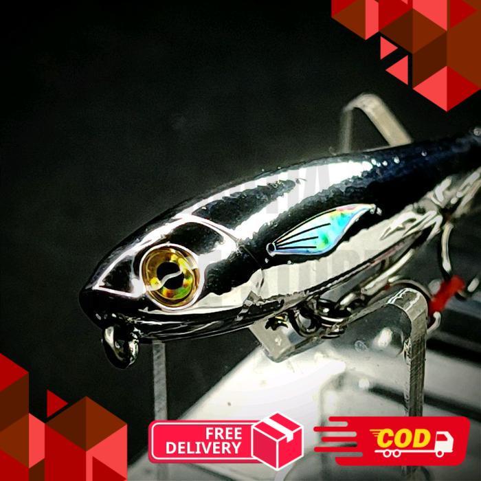 LURE WTD CONIA T-1000 SERIES UMPAN PANCING CASTING HAMPALA LAUT SUNGAI MUARA - FULL CHROME