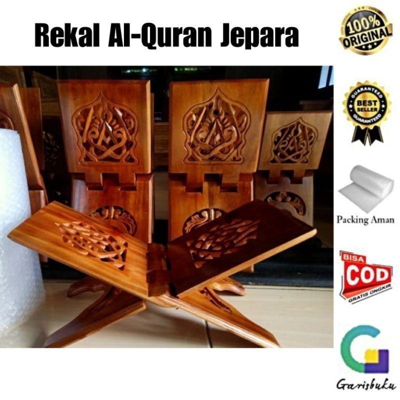 Rekal Alquran Rehal Alquran Tatakan Alquran Ukir Jepara
