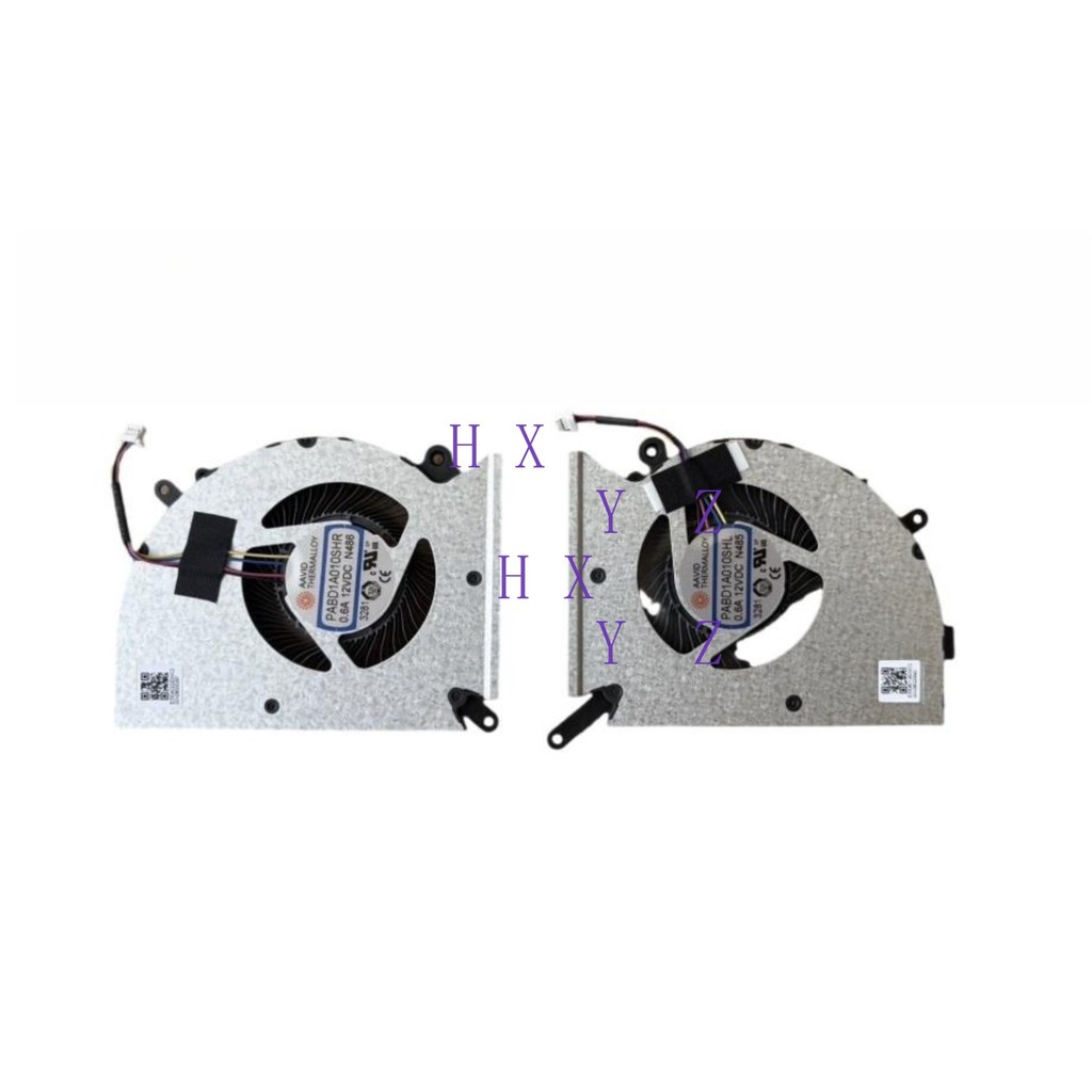 New Original Laptop CPU Cooling Fan For MSI Stealth GS77 12UHS 12UGS MS-17P1 PABD1A010SHL N485/N486 