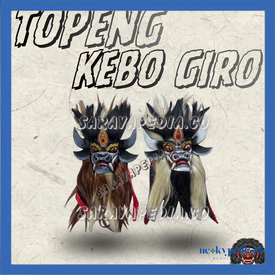 Topeng Kebo Giro Premium Topeng Pentas NEO NEO