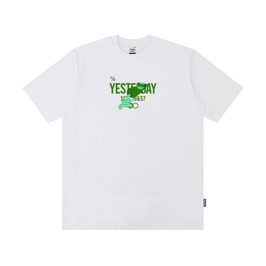 Yesterday – Baju Kaos Distro Pria Original T-Shirt Pria Cowok Keren Tooth Putih Original