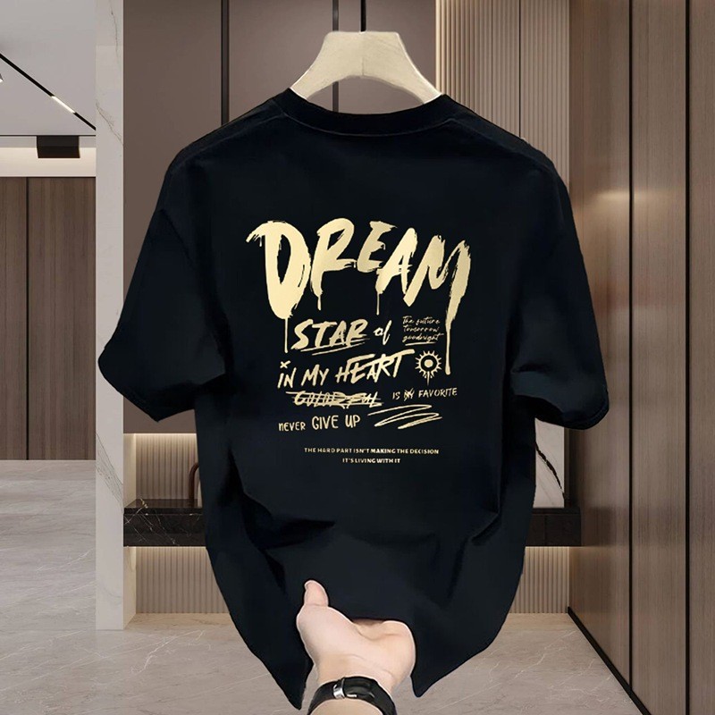Kaos Oblong Distro Lengan Pendek Pria    Kaos Oblong Unisex    T-shirt Desain cetak dua sisi