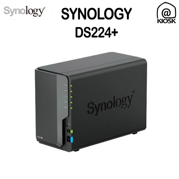 Synology DS224+ / Diskstation 2 Bay NAS Server / Paket HDD SSD - Diskless- DHI
