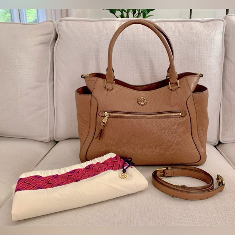 #ANA_TORY BURCH FRANCES LEATHER SATCHEL