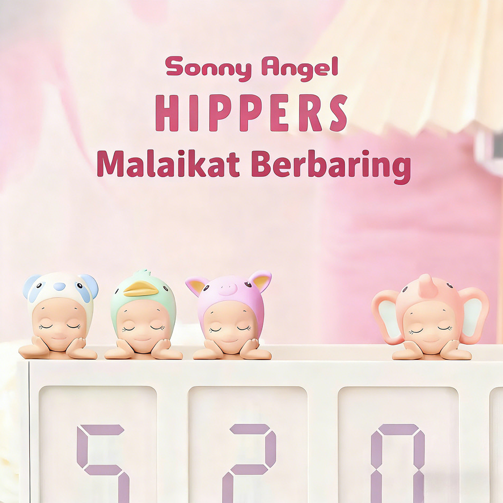 Sonny Angel Hippers Blind Box - Hiasan Handphone / Dekorasi HP Lucu, Mini Figures Animal Series Rand