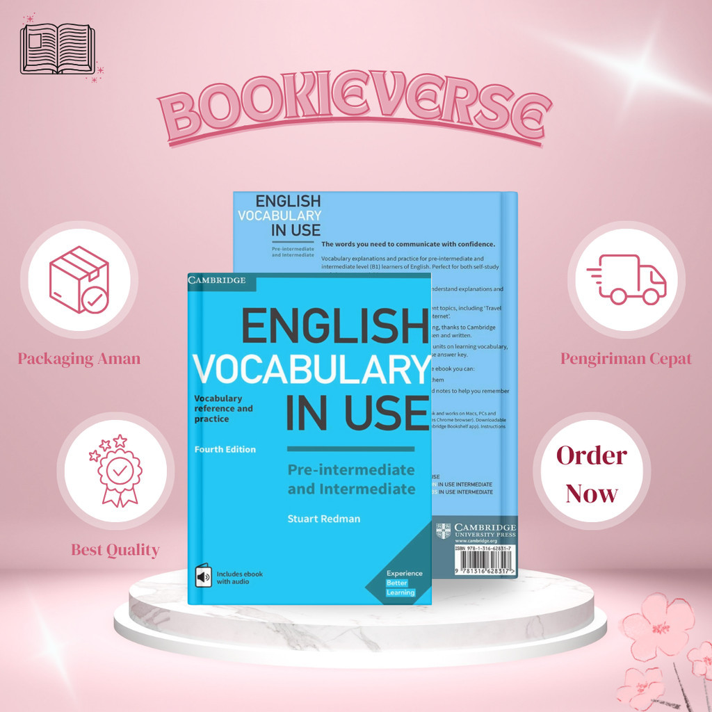 Buku English Vocabulary In Use Pre-Intermediate And Intermediate & Upper-Intermediate - Fourth Editi