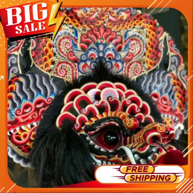 barongan caplokan anak dari kayu asli LWK