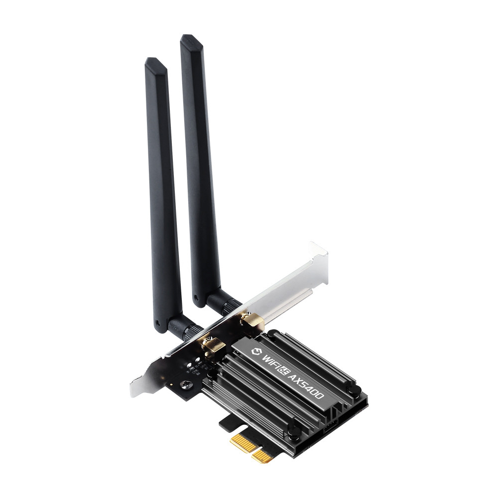 5374Mbps PCIE WiFi Adapter WiFi 6E BT 53 80211AX TriBand 6Ghz5GHz24GHz Wireless WiFi Network Card fo