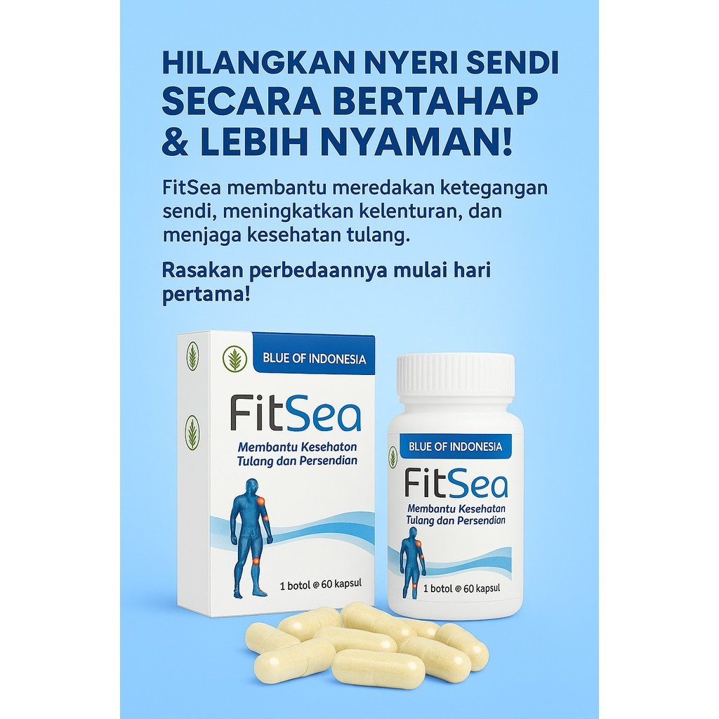 SYARAF KEJEPIT FITSEA ORIGINAL SUPLEMEN MEREDAKAN NYERI SENDI ATASI SYARAF KEJEPIT NYERI SENDI FITSE