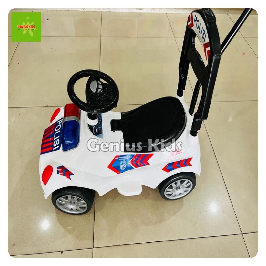 Mobil Polisi dorong  Mainan mobil polisi Musik dorong  mobil anak duduk besar
