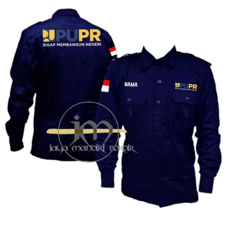 FLASH SALE Kemeja PUPR Bordir || Seragam PUPR || Baju PUPR Bordir