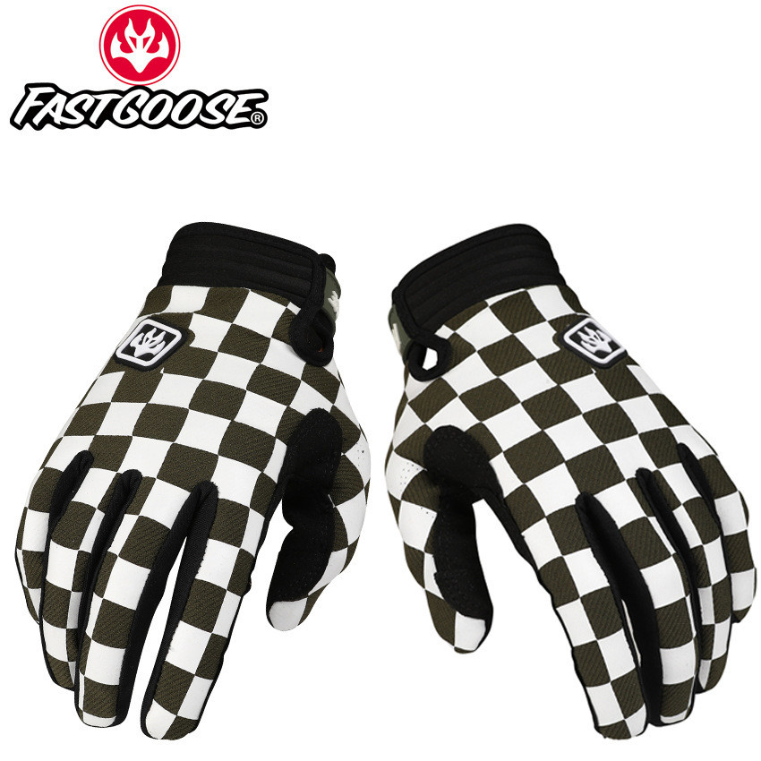 FASTGOOSE Retro Rider Motocross Racing Gloves Moto BMX ATV MTB Off Road Motorcycle Mountain Bike Glo