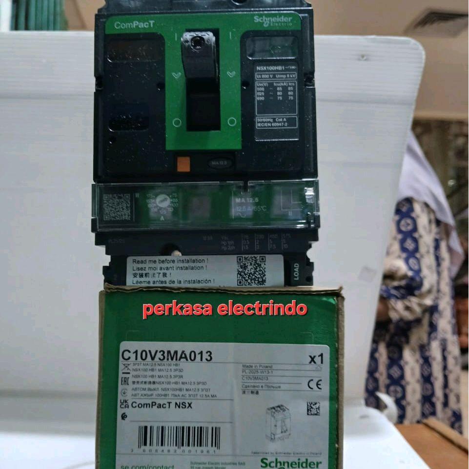 C10V3MA013 SCHNEIDER 75KA NSX100 HB1 MA 12.5 ORIGINAL