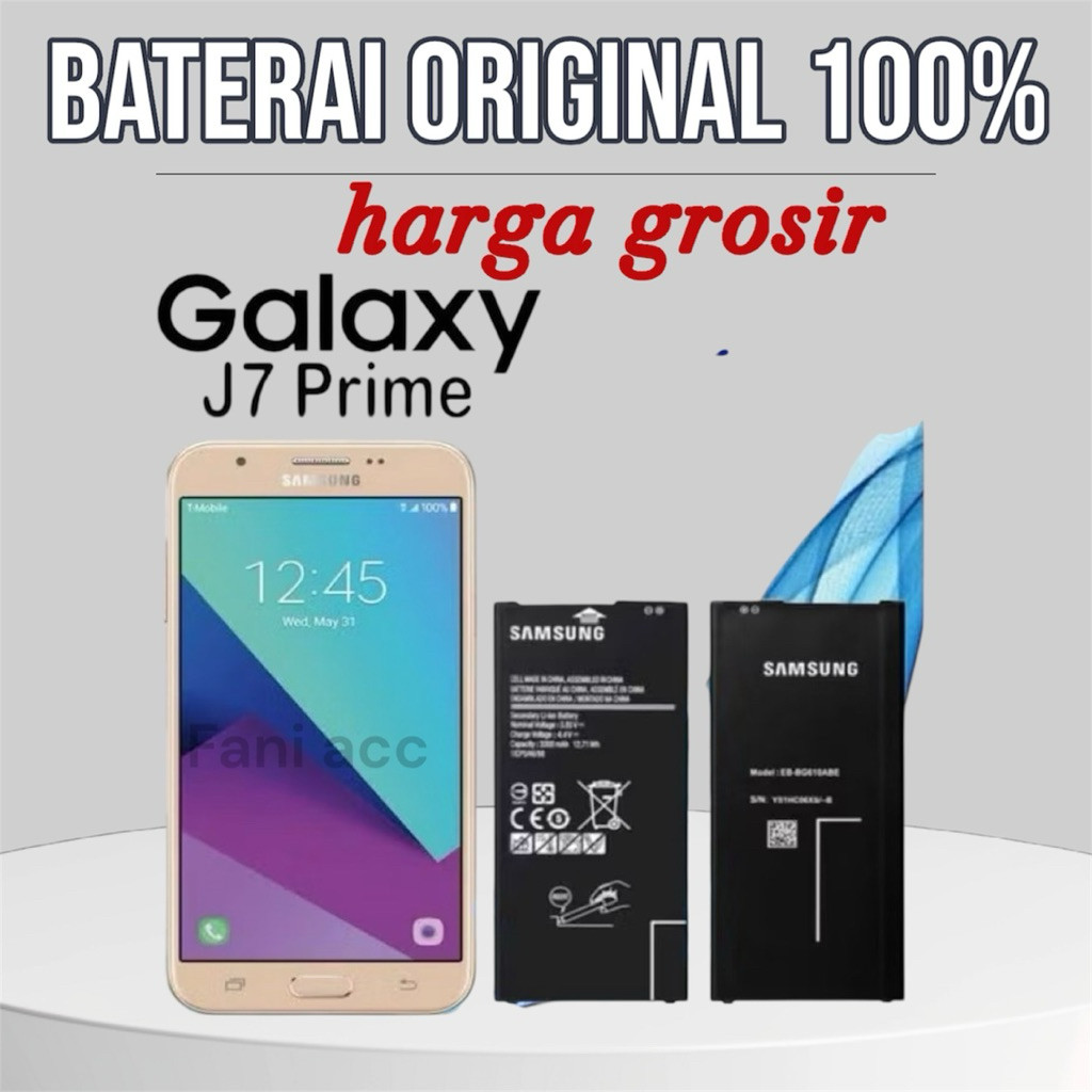 Baterai Hp Samsung J7 Prime Original 100% Berkualitas
