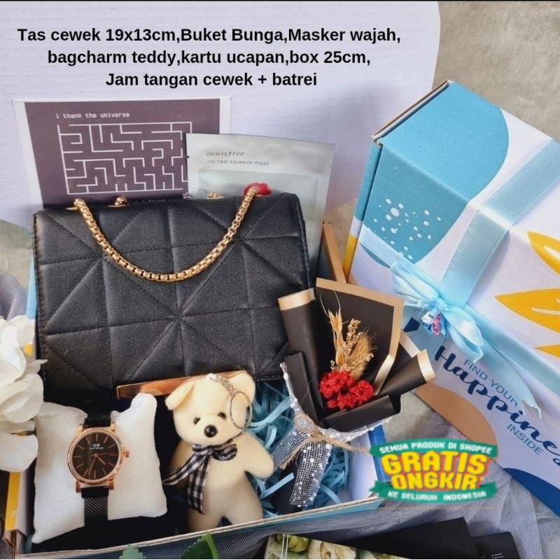 Hampers Wanita / Kado Wanita / Kado Cewek / Kado Ultah / Kado Anniversarry / Kado cewek Tas / Hamper