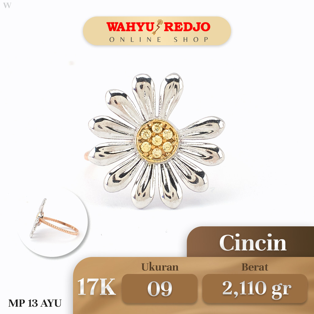 Cincin Emas Kadar 17K Wahyu Redjo CC-17K 30529011-PMR