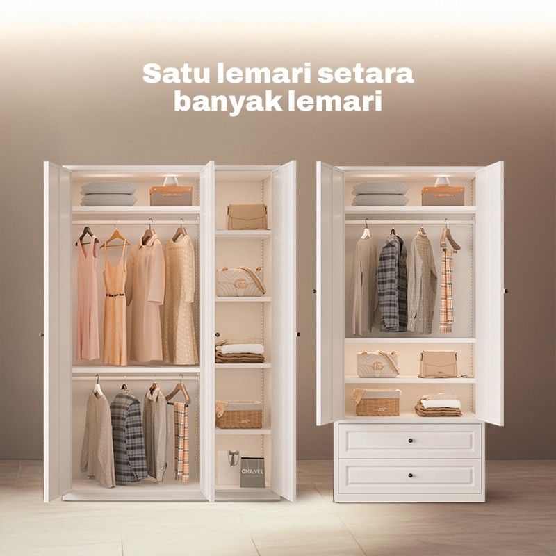 Wardrobe Lemari Pakaian Gantung Lemari Baju Lemari Besi Pakaian Lemari Baju Besi Minimalis