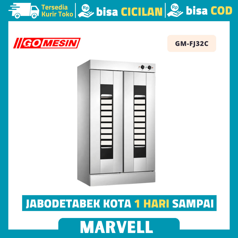 Proofer Listrik Getra Fj-30c Proofer Roti 30 Tray Stainless Steel Garansi Resmi