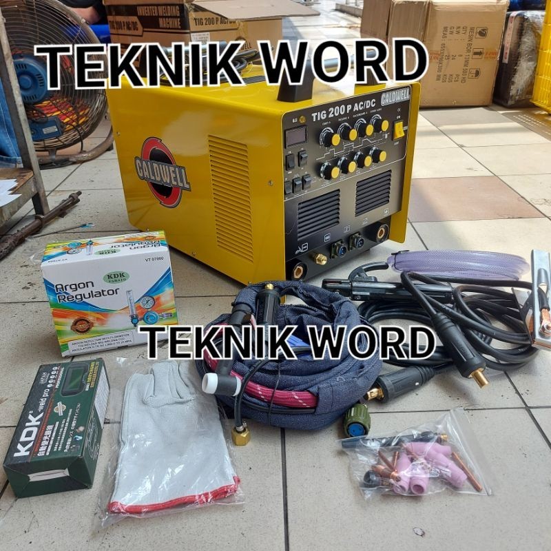MESIN LAS ARGON CALDWELL TIG 200P ACDC/ MESIN LAS ARGON AC/DC CALDWELL TIG 200 ACDC