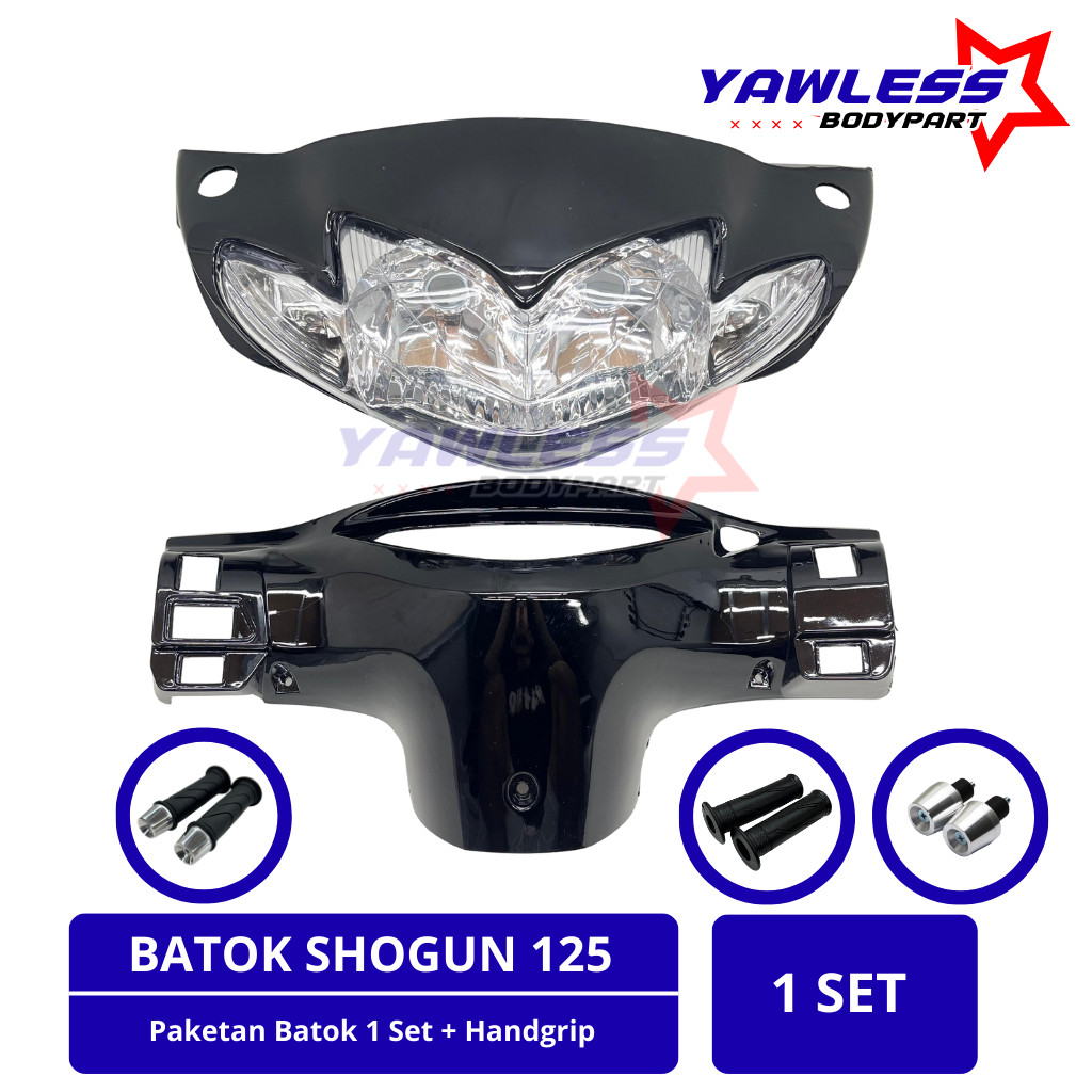 Batok Shogun 125 Hitam + reflektor Shogun 125 R / batok shogun 125 r