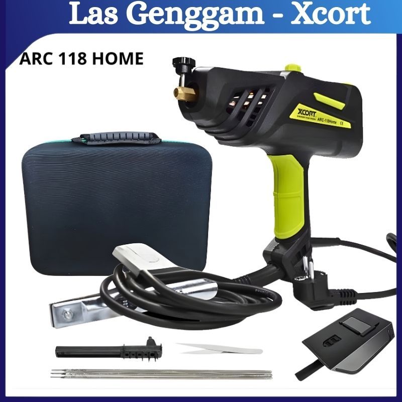 XCORT Mesin Las Listrik Alat Lass Listrik Genggam Portable 3200 W Stang Las Listrik