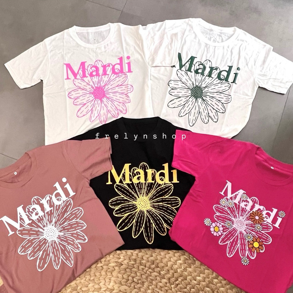 New MARDI HITAM PUTIH FUSCHIA l BAJU KAOS TSHIRT TUMBLR TEE BANGKOK BKK THAILAND OVERSIZE JUMBO