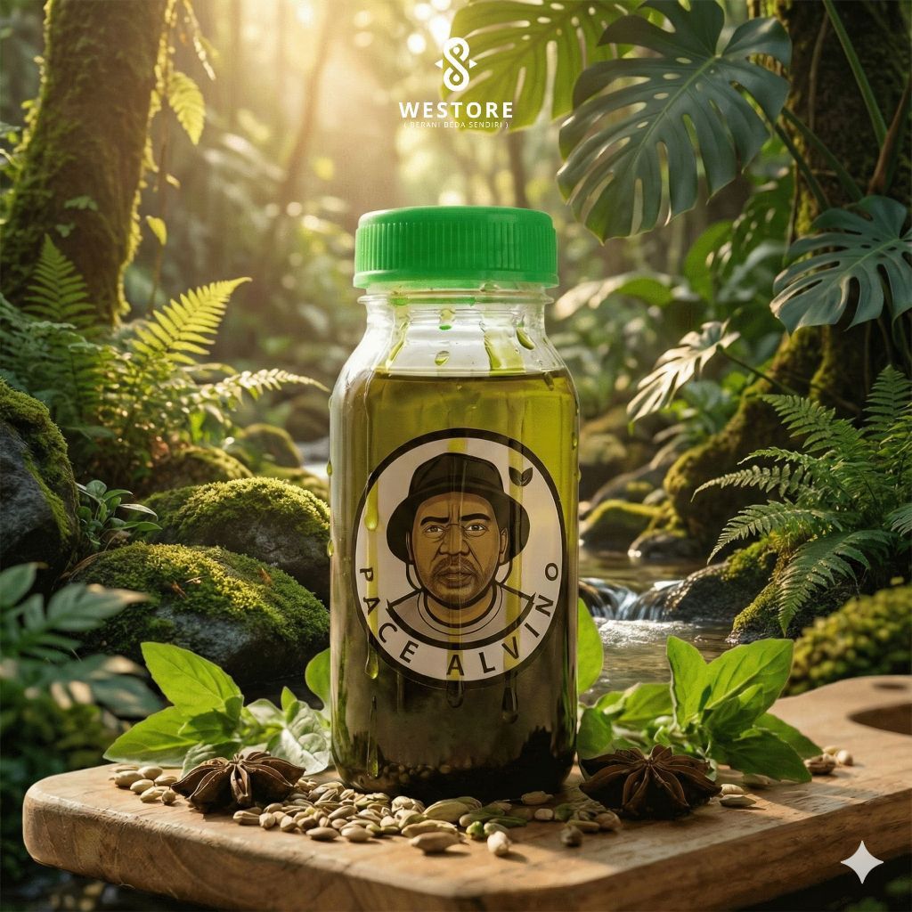 Terlaris - Minyak Oles Alvino Daun Bungkus 3 Jari Papua Original 100% 50ml Segel Asli dan Bergaransi