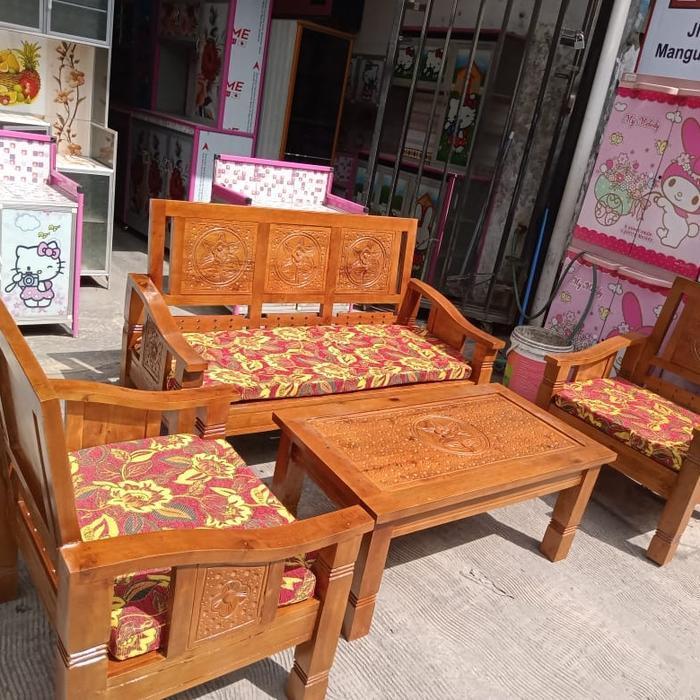 kursi sofa / sofa minimalis guling / kursi tamu 1 set NF3