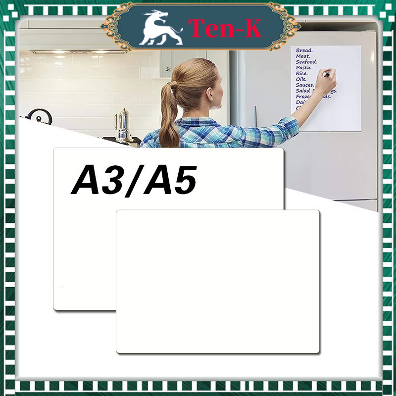 A3 A5 Papan Tulis Magnet / Whiteboard Magnet / Lembaran Magnet