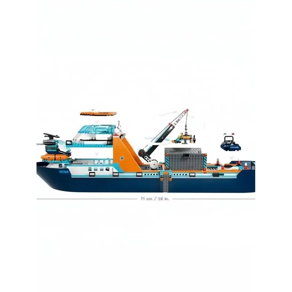 Newproduct City Ocean 60368 Series Adventure Big Ship Builng Block Toy Model Childrens Favorite Gift
