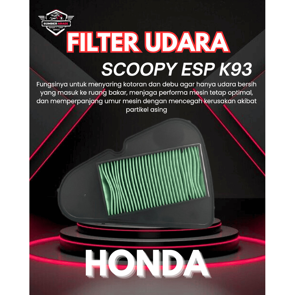 Honda Filter Udara Scoopy ESP K93